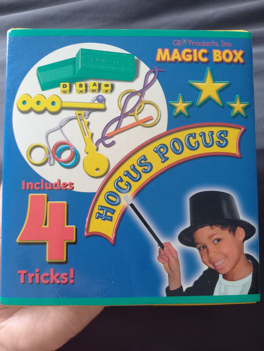 CB Products Magic Box Hocus Pocus Kids Magic Set - Blue
